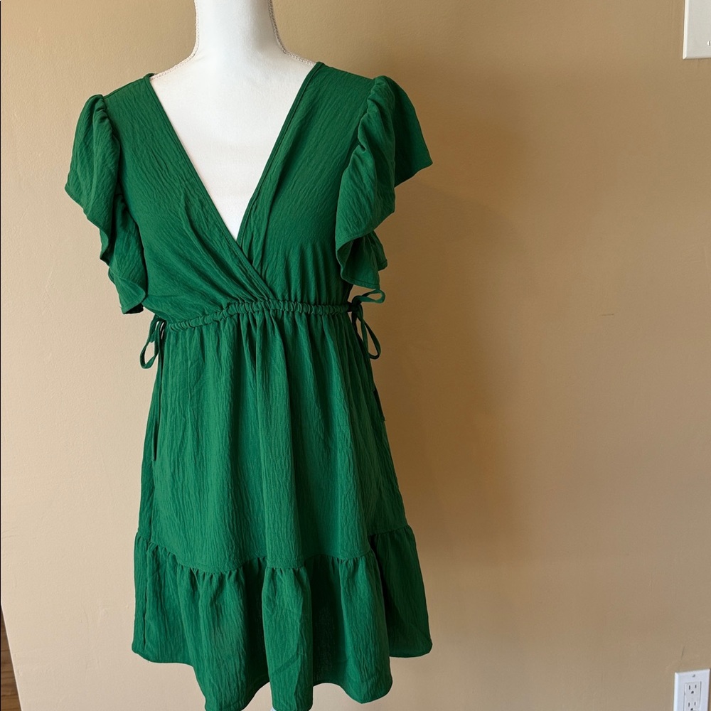 Elegant Green Dress.